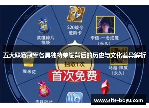 五大联赛冠军各具独特荣耀背后的历史与文化差异解析