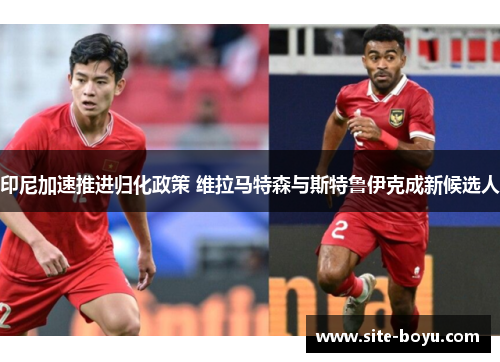 印尼加速推进归化政策 维拉马特森与斯特鲁伊克成新候选人