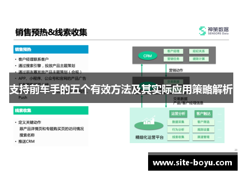 支持前车手的五个有效方法及其实际应用策略解析